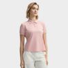 Fila Белая Модная Удобная Простая Универсальная Повседневная Вязаная Футболка Поло с Коротким Рукавом Женские топы Светло-Розовый F11W523105F-PK