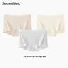 SecretWorld Women's 100% Cotton Anti-Bacterial Boxer Briefs Multi-Pack