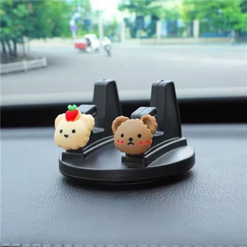 Универсальный автомобильный держатель для мобильного телефона Женский мультяшный медведь Аксессуары для рамки прибора центральной консоли автомобиля Интерьер