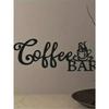 1 Piece, Metal Coffee Bar Logo Suitable For Coffee Shops, Homes, Offices, And Kitchen Wall Decoration. Coffee Bar Metal Wall Hanging Logo