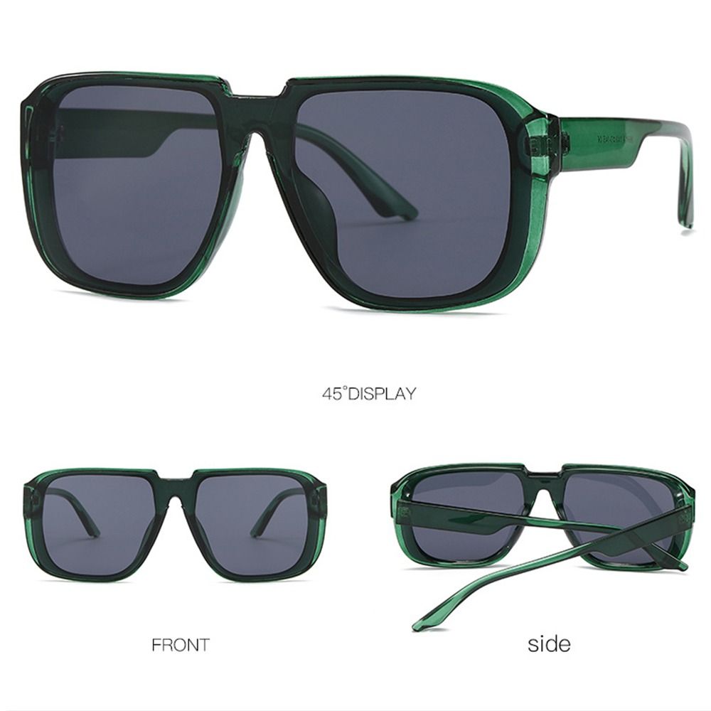 New Square Sunglasses Fashion Retro One Piece Sun Glasses Eyewear Uv400 Shades For Women Men Luxury Eyewear