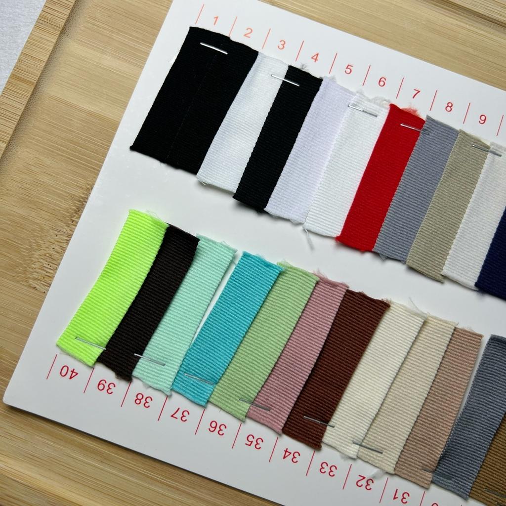 1.5cm NonElastic Plain Woven Knit Tape, Colored Light Root Edging Belt for Clothing Edge Binding & Garment Accessories