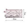 PU Leather Pen Bag Quilted Cosmetic Bag Cute Pen Pouch  Girls Gift