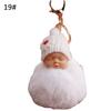 Baby Fluffy Pompom Plush Doll Hanging Pendant Key Ring Keychain