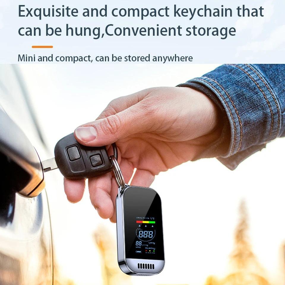 Тестер алкоголя Портативный высокоточный алкотестер Бесконтактный детектор алкоголя Перезаряжаемый через USB