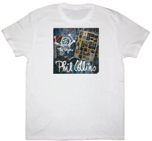 Phil Collins The Singles Album Graphic Print Unisex T-Shirt Graphic Tee