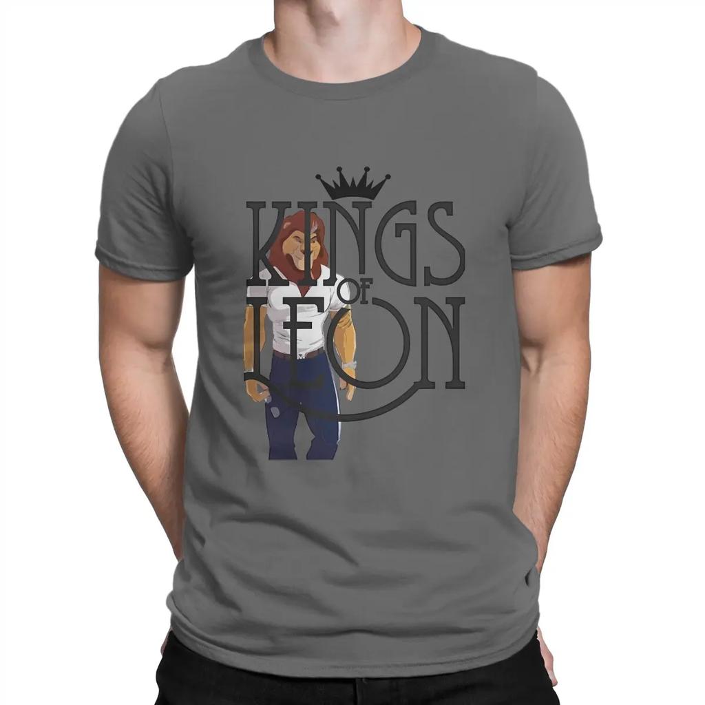 Creative Fans T-Shirts Round Collar Pure Cotton T Shirt K-Kings Of Leon Band Short Sleeve Tee Shirt 4XL 5XL Tops Unisex