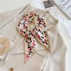 Long Hair Hand Wrist New Print Headband Scarf Women Summer Flower Silk Satin Ribbon Belt Foulard Scarves