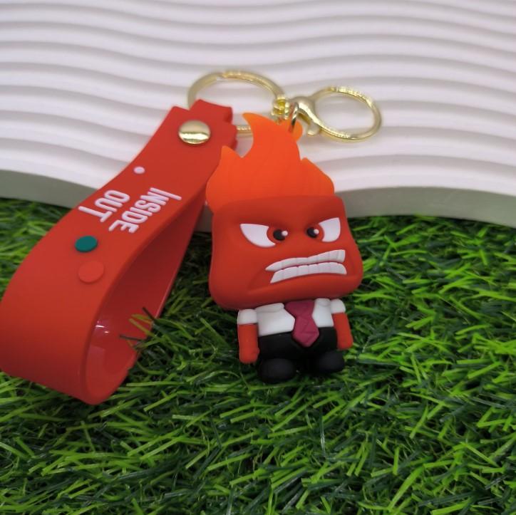 Брелок Мыслями наизнанку Гнев Inside Out Anger брелок на ключи, на сумку 6,7 см