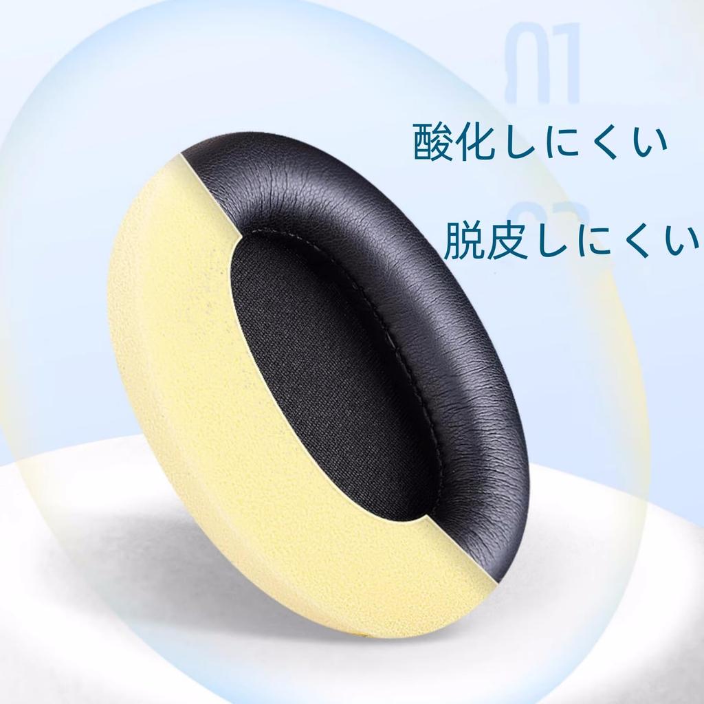 WH1000XM2 Earpads Replacement Soundproofing Earpads Compatible with Sony Wireless Noise Reduction Headphones Comes with Soundproofing Sponge and