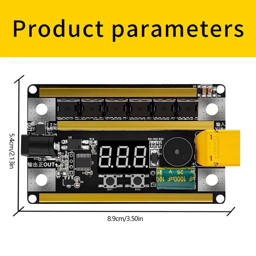 GX591 Welding Machine Control Board Support Welding 0.1mm-0.2mm Nickel Sheet 12V Spot Welder PCB Circuit Board for 18650 Battery