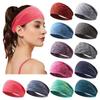 Absorbent Sweat Elastic Hair Bandage Color Yoga Gym Head Band 2024 Sports Headband