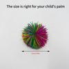 Rainbow Silicone Pom Pom Ball Kids Sensory Toy