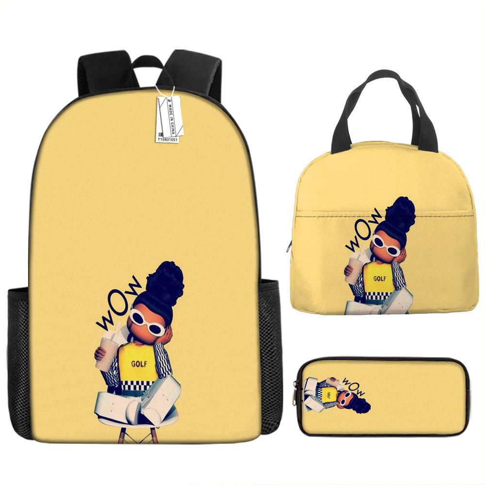 Roblox Virtual World Backpack Set for Kids - School Bag, Crossbody, Pencil Case - Gamer Gift
