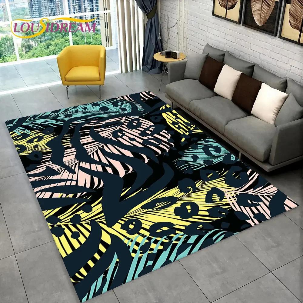 3D скандинавский роскошный ковер с цветком и розой, большой ковер для дома, гостиной, спальни, дивана, коврика, декор, детские нескользящие коврики