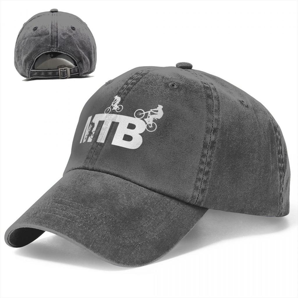 2022 New Spring Autumn Women Unisex MTB Cycling Logo Baseball Cap Funny Mountain Biker Bike Hip Hop Sun Hat Sport Denim Casquette