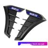 Universal Shark Fin Side Air Outlet Hood Fender Sticker for Car Decoration.