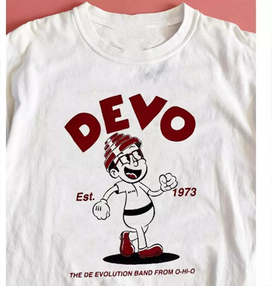 Devo Band The De Evolution Band T Shirt Full Size S-5XL Unisex T-Shirt