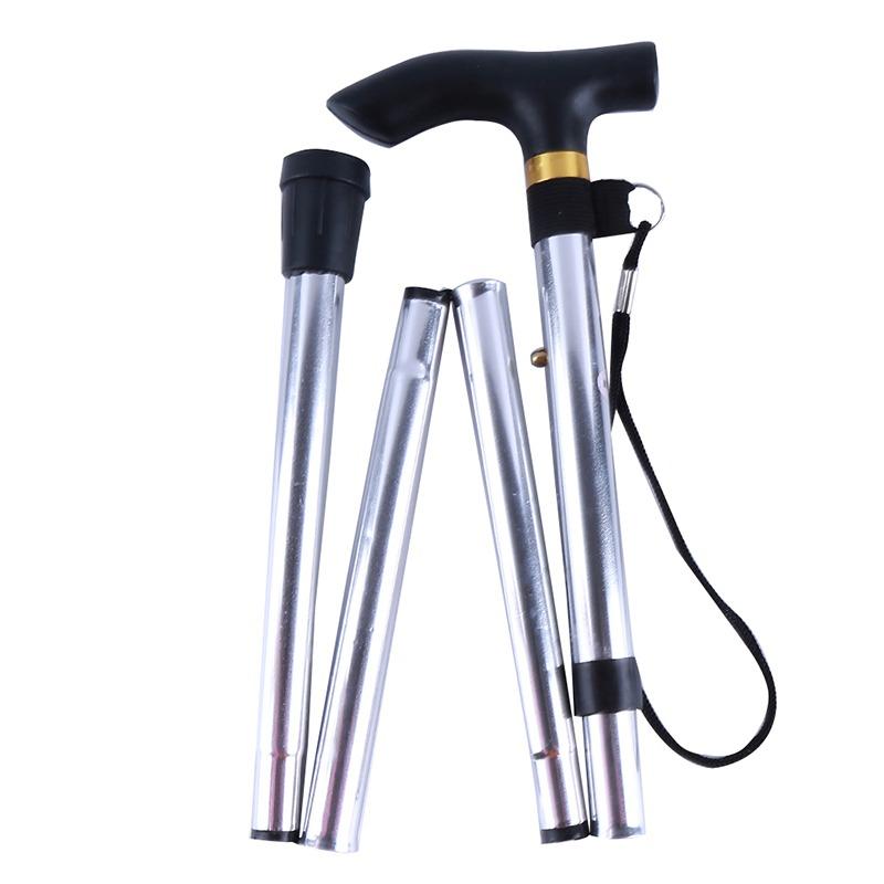 Elderly Walking Stick Outdoor Mountaineering Folding Telescopic Cane Walking Stick