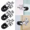 Home Connector Hardware Cabinet  Hinge Clip Furniture Supplies Glass Door Hinge Window Accessories