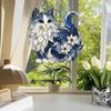 Sun Catcher Blue White Cat Decorative Light Hanging Decoration Cat