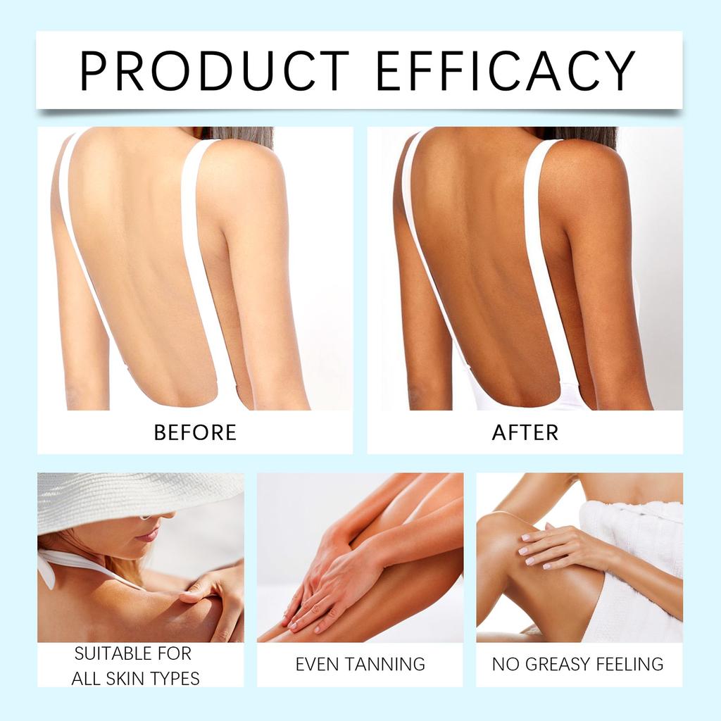 Питательный крем для загара без солнца Увлажняющий крем для загара с мягким уходом за кожей