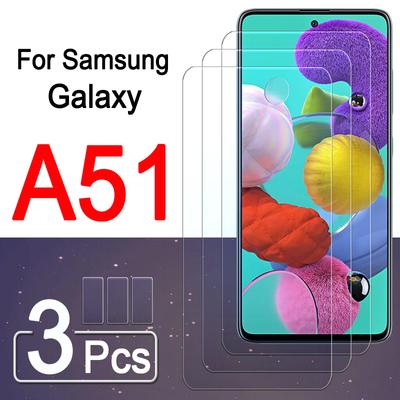 Защитное стекло a51 для samsung galaxy a 51 51a Защитная пленка из закаленного стекла galaxya51 samsunga51 3 шт. A7