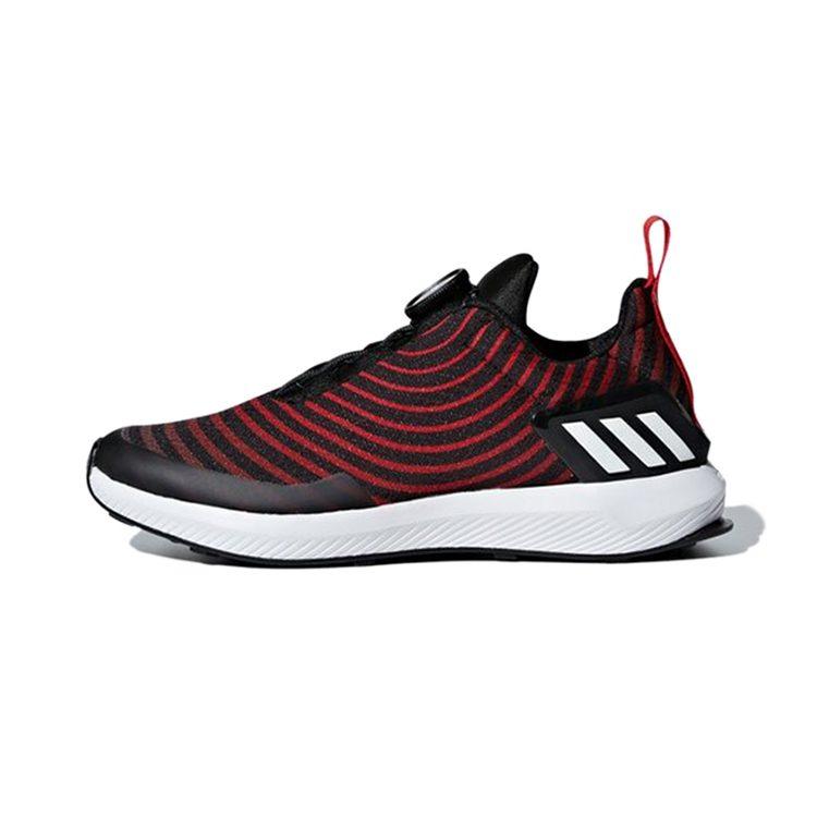 adidas Кроссовки для бега Run Uncaged Boa Модные Дышащие Низкие Детские Красные Черные Детские AH2613