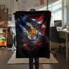 Leicester City Football Club Flannel Blanket, High quality Comfortable for All Seasons, Home Decor, Warmth and Comfort