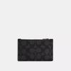Чехол для карточек Zip Signature Gunmetal Charcoal Black