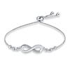 925 Silver Color Charm Bracelet Rose Golden Color Daisy Flower Barrel Clasp Snake Chain Sliding Bangle Women Jewelry