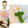 Cute Cartoon Flower Plush Toy Cushion Pillow For Giftgiving And Home Comfort