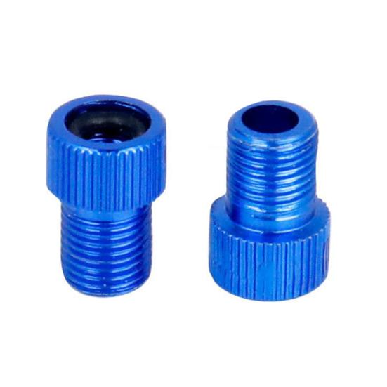 2 шт. Адаптер велосипедного клапана SV к AV Простой в использовании Прочный Золотистый Адаптер клапана для велоспорта