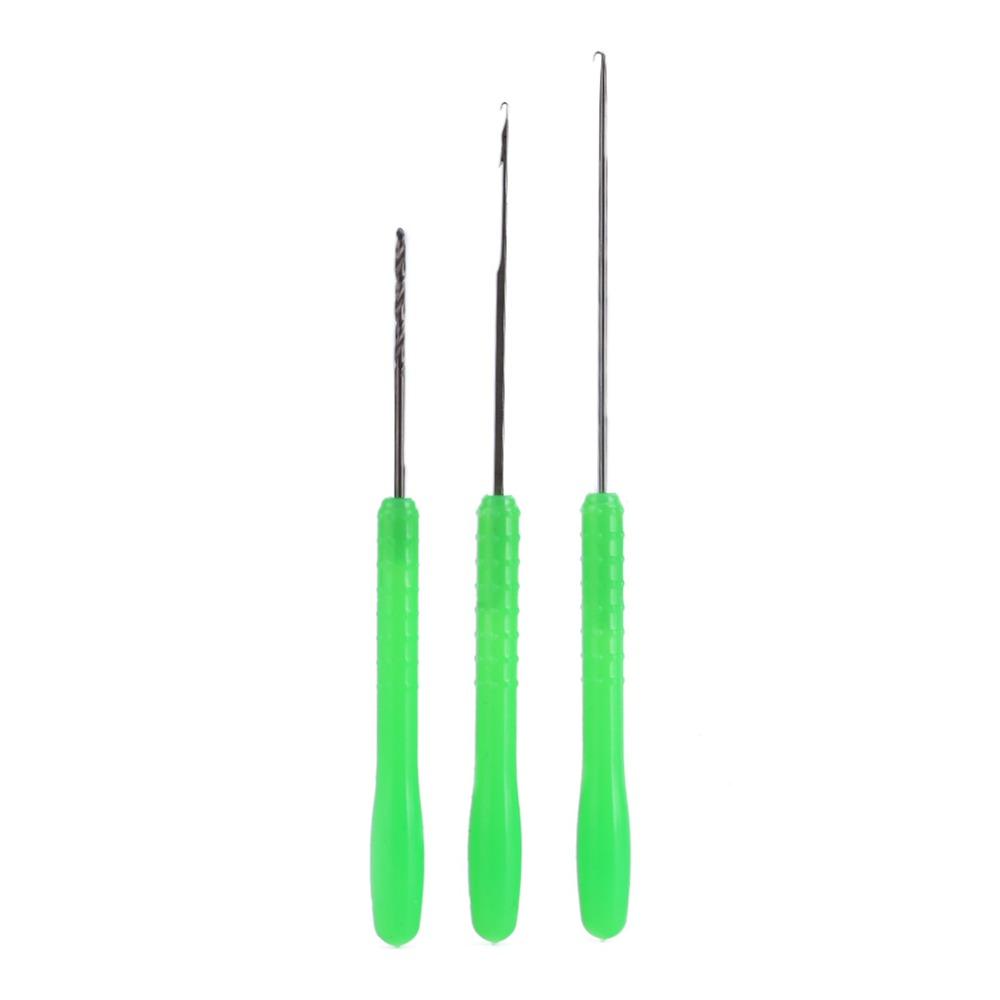 2 Sets 3 in 1 Baiting Needle Tool Lightweight Fishing Bait Needle for Baiting