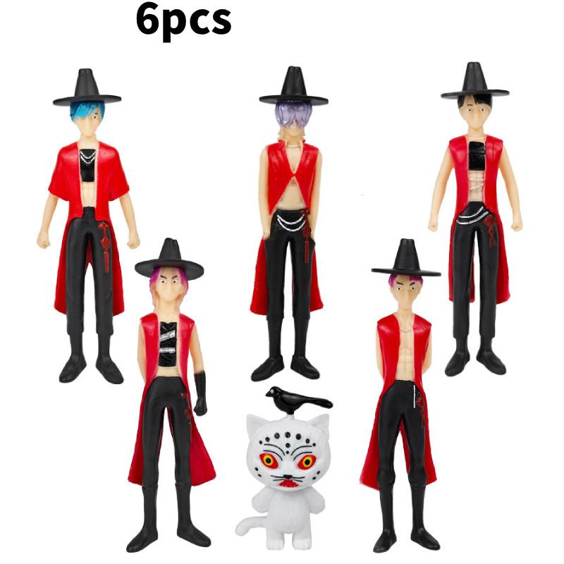 Kpop Охотники на Демонов Модель Игрушка Тигр Игровой Персонаж ПВХ Настольная Коллекционная Фигурка