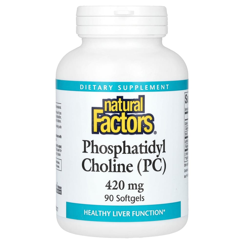 Natural Factors Phosphatidylcholine (PC) 420mg Softgels, 90 Count