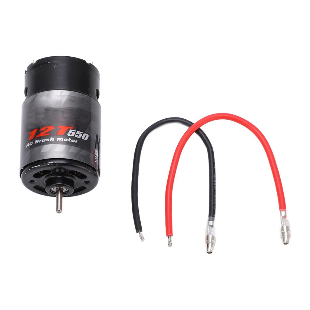 550 Brushed Motor with 320A Two Way Brushed Waterproof ESC Set for RC Rock Crawler Car