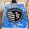 1PC Sporting Kansas City Patterned Flannel Blanket Suitable For All Seasons for Home Decor Warmth and Comfort Gifts Holiday Present