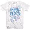 Pink Floyd Dark Side Tour Floral And Sun Music White Cotton T-Shirt