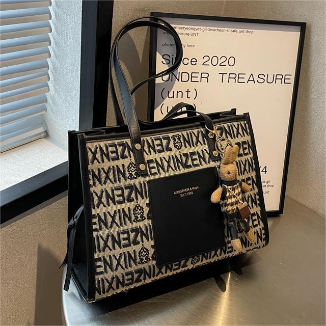 Популярные сумки большой вместимости, женские высококачественные холщовые сумки для поездок на работу, подмышечные сумки, модные сумки-тоут