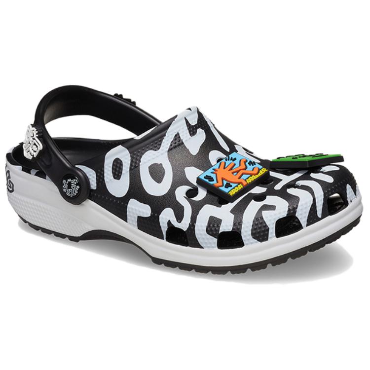Crocs Кроссовки Classic Clog Keith Haring Unisex Black White 209488-001