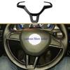 ABS Chrome Accessories Car Steering Wheel Protective Cover Trim Sticker For Volkswagen Skoda Octavia A7 Kodiaq Rapid Yeti Superb