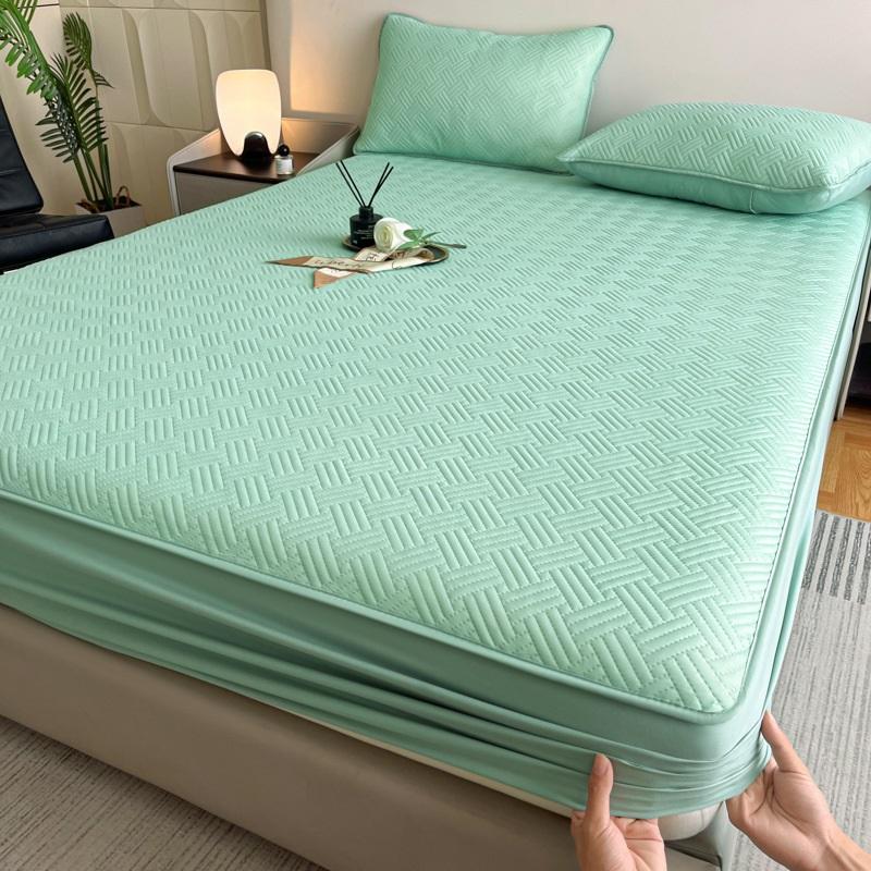 Мягкий защитный чехол для матраса Summer Cooling - 3 шт., полное покрытие, шелковое покрывало для комнат с кондиционером