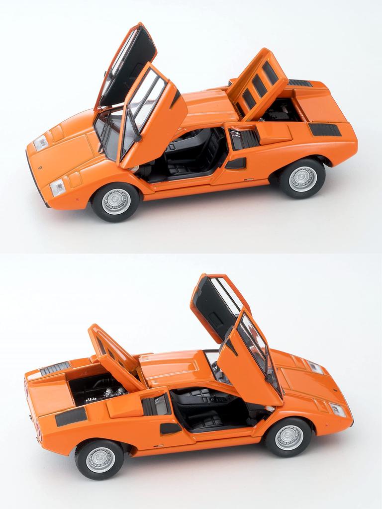 Tomytec Tomica Limited Vintage Neo 1/64 LV-N Lamborghini Countach LP400 Orange Finished Model