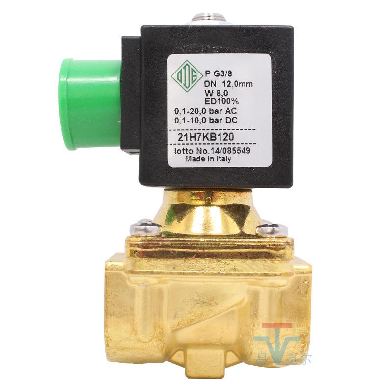 Solenoid Valve 21H7KB120 220V DN10 Pilot-Operated, Two-Way Normally Closed