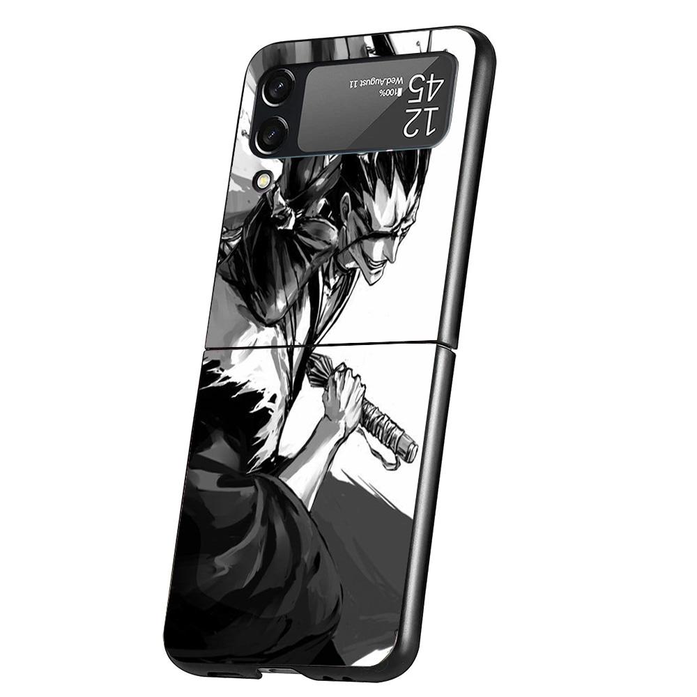 Чехол для телефона Bleach Zaraki Kenpachi для Samsung Galaxy Z Flip 7 6 5 4 3 5G Flip7 Flip6 Flip5 Flip4 Flip3 Черный Fundas Shell