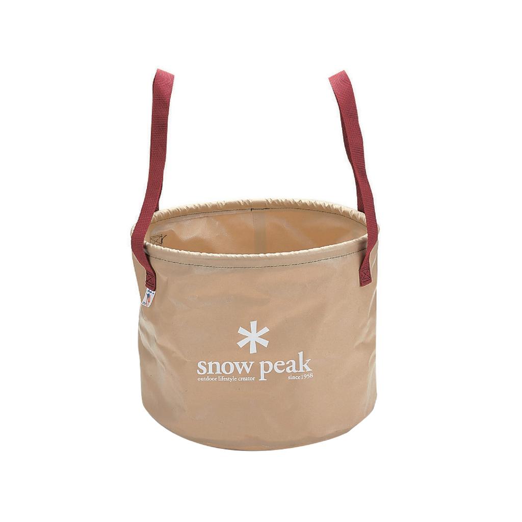 Camping Bucket Snow Peak Large 25L Durable Beige FP-150