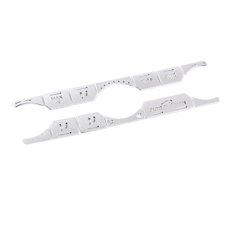 For Land Rover Range Rover Evoque 2012-18 Aluminum Car Air Conditioning Switch Button Air Conditioning Button Sticker Auto