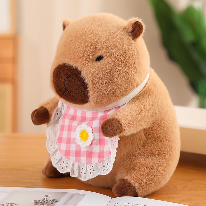 And Cuddly Soft Capybara Plush Doll Cozy Stuffed Animal Excellent Gift Kids For