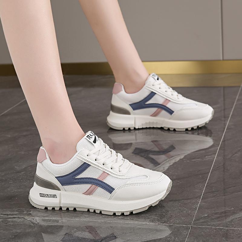 CRLAYDK Classic Women's Fashion Casual Chunky Sneakers Platform Mesh Walking Tennis Travel Sports Lifestyle Shoes for Girls